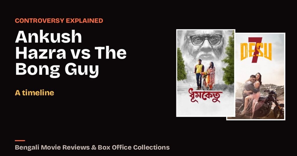 Ankush Hazra vs The Bong Guy and Aritra’s Gyan: A Timeline