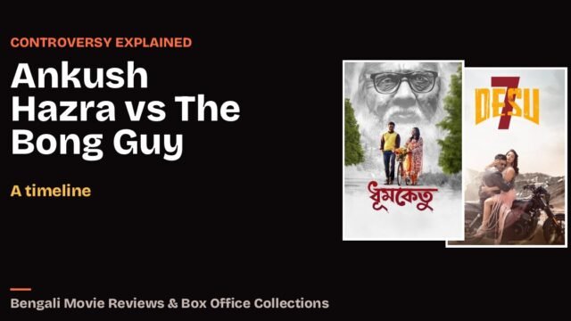 Ankush Hazra vs The Bong Guy: Bengali film cover