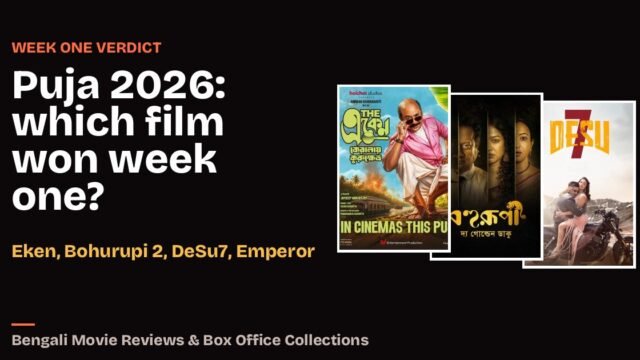 Puja 2026: which film won week one?: Bengali film cover