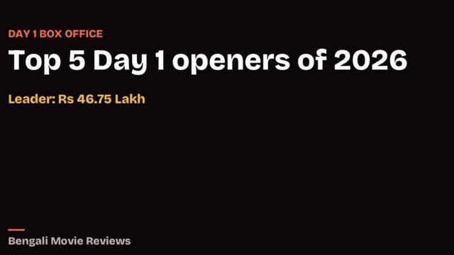 Top 5 Day 1 openers of 2026: Bengali film cover