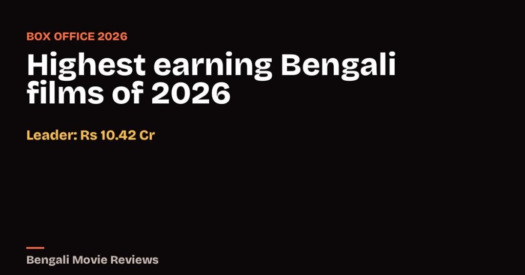 Highest Grossing Bengali Movies of 2026: India Net Box Office Collection