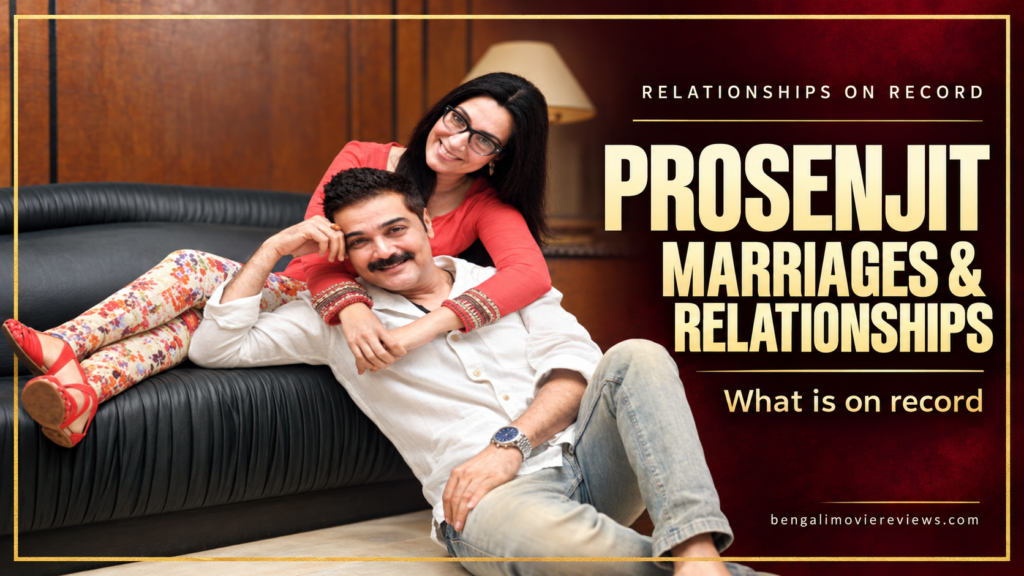 Prosenjit Chatterjee (প্রসেনজিৎ চট্টোপাধ্যায়) Wife and Marriages: Debashree Roy, Aparna Guha Thakurta and Arpita Pal, Past to Present